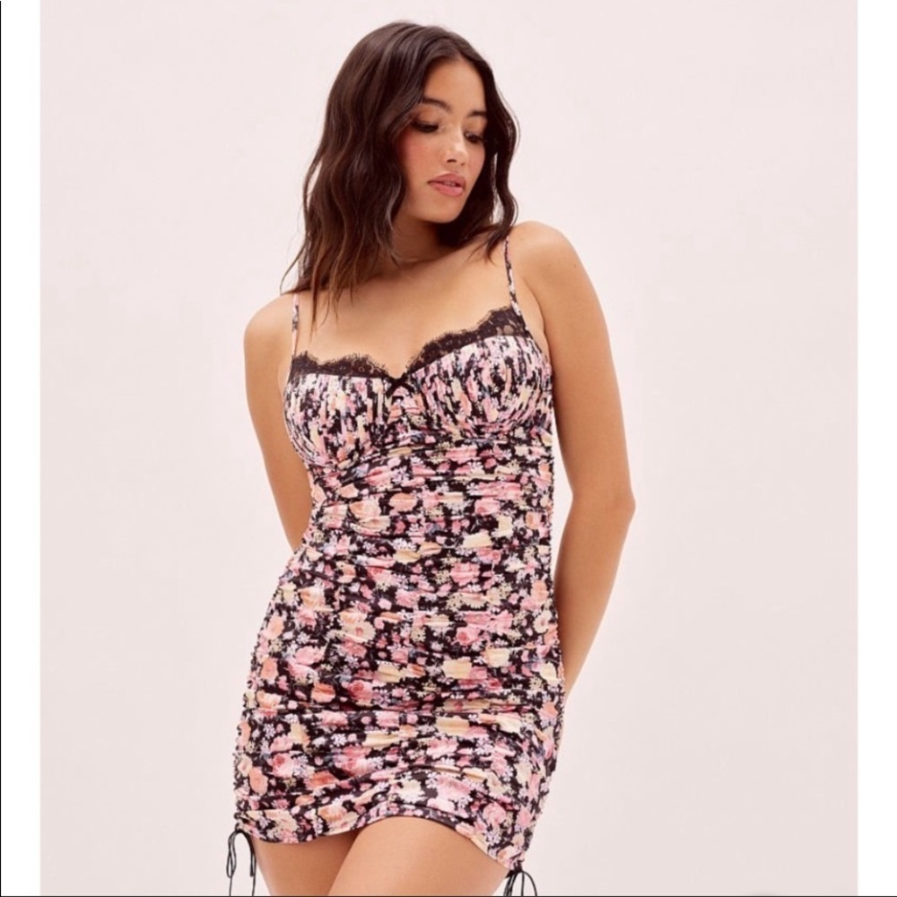 For Love & Lemons Gardenia Mini dress size M NWT